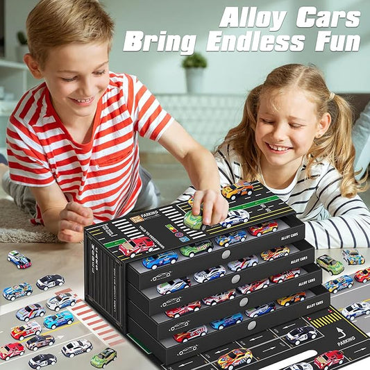 48PCS Die-Cast Pull Back Cars Set