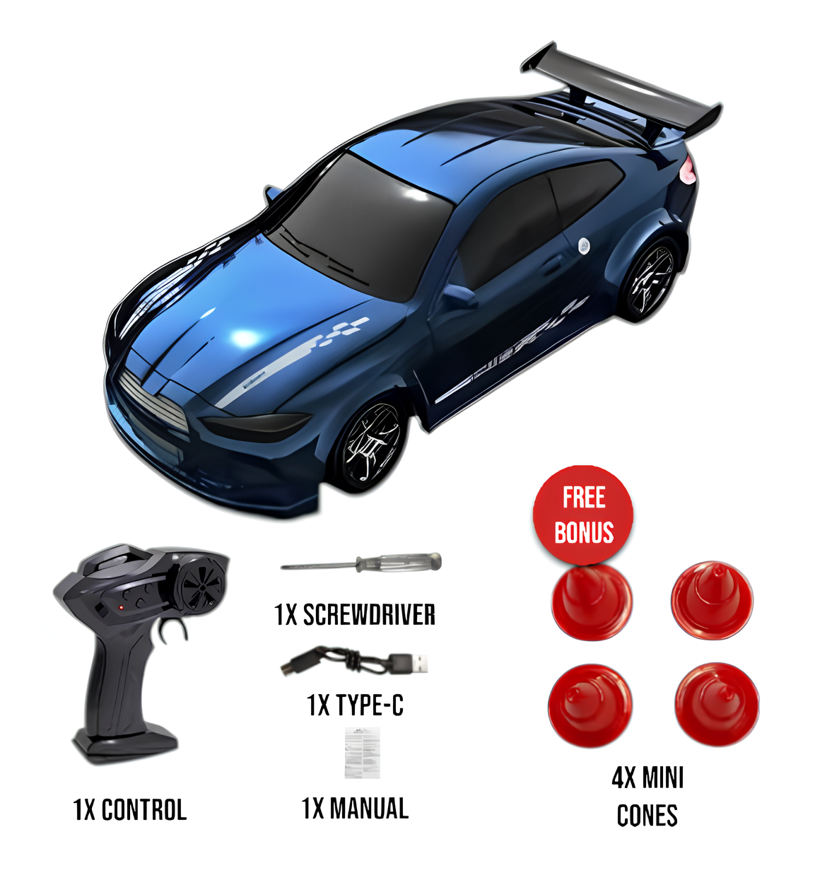 Mini RC Drifter (1:64 Scale)