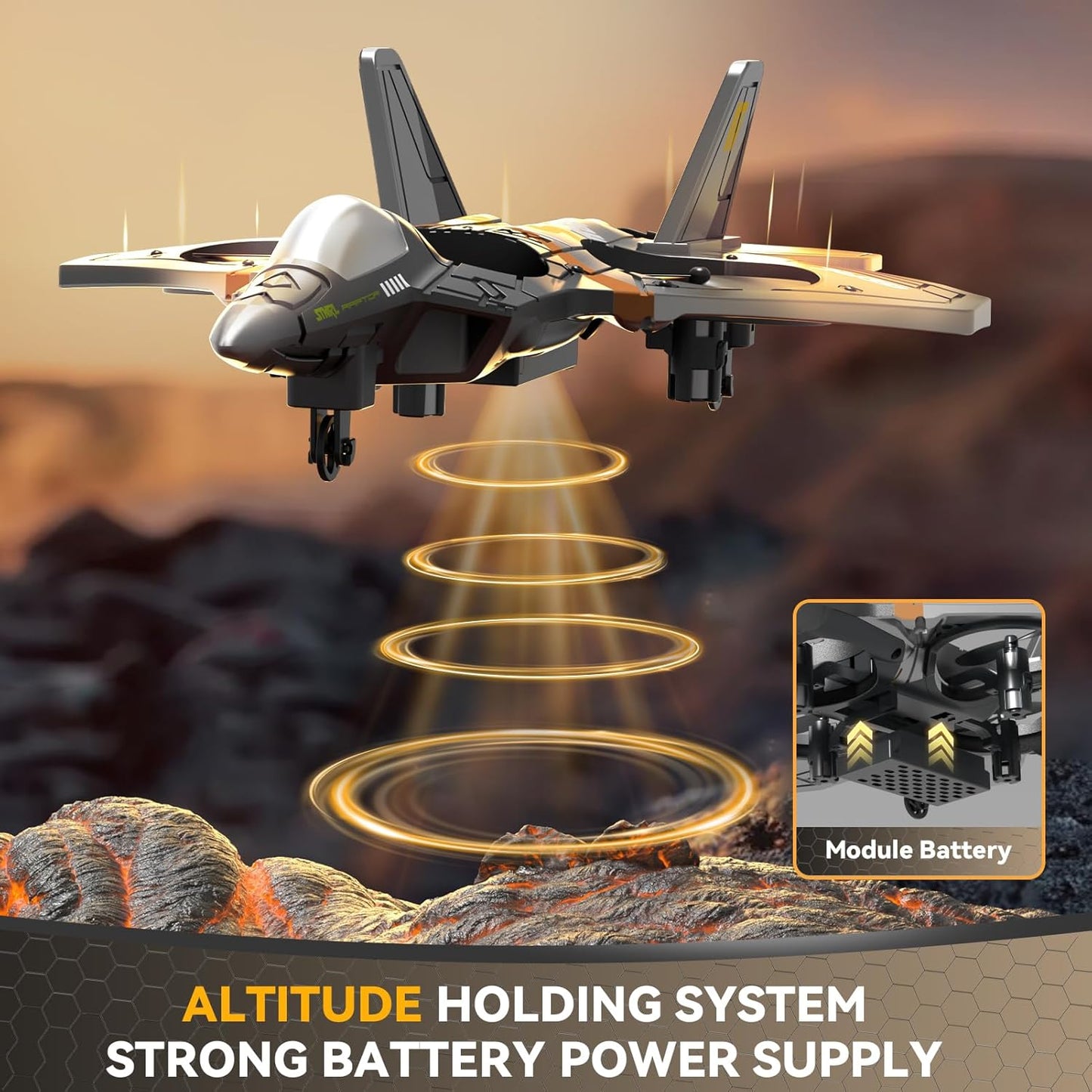 P-1 Aircraft RC Plane 2-in-1 Drone Glider