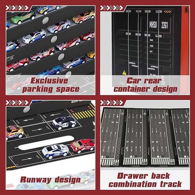 48PCS Die-Cast Pull Back Cars Set
