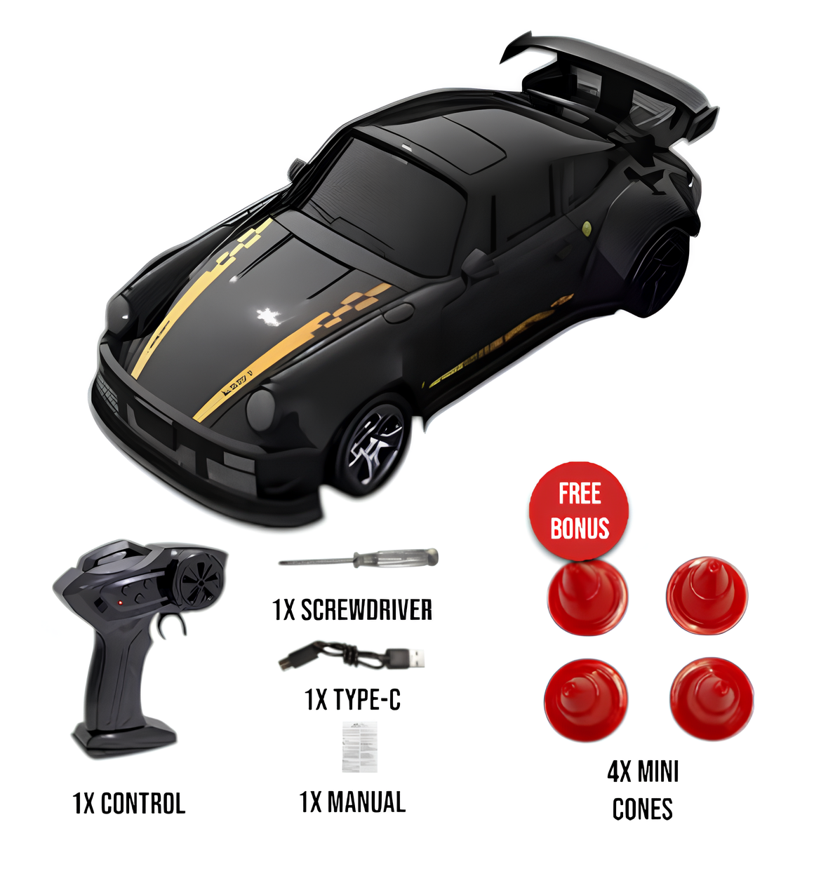 Mini RC Drifter (1:64 Scale)